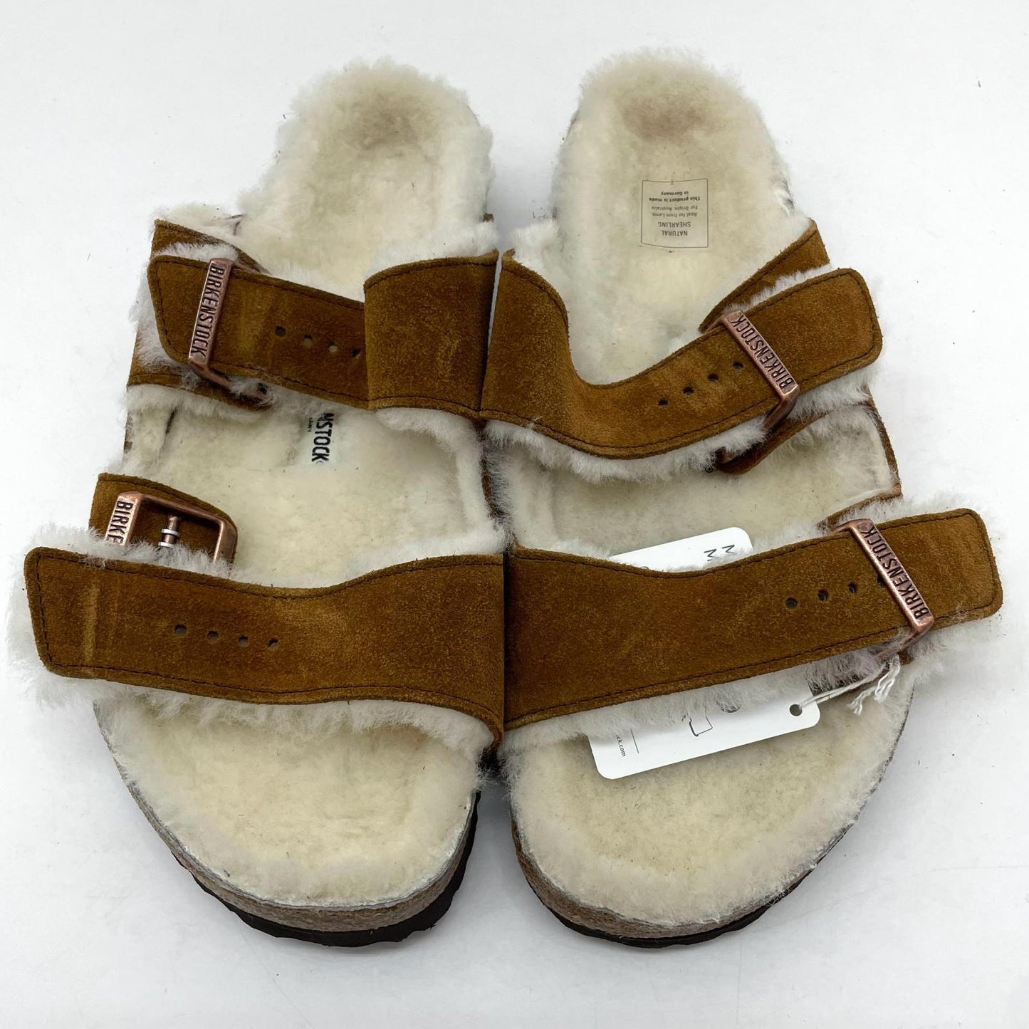 【中古】BIRKENSTOCK | ビルケンシュトック Arizona Fur アリゾナ サンダル 1001128 ブラウン 27cm【尾張小牧店】
