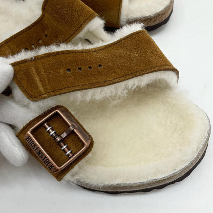 【中古】BIRKENSTOCK | ビルケンシュトック Arizona Fur アリゾナ サンダル 1001128 ブラウン 27cm【尾張小牧店】
