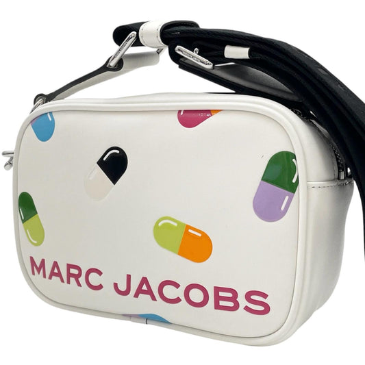 【中古】MARC JACOBS | マークジェイコブス ピル・カプセル ショルダーバッグ ホワイト【尾張小牧店】