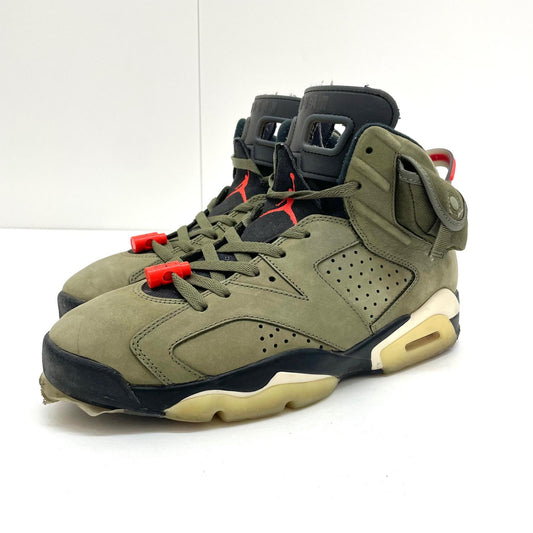 NIKE | ナイキ Travis Scott × Nike Air Jordan 6 Retro スニーカー 27.5cm CN1084-200 カーキ【尾張小牧店】