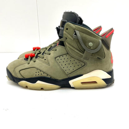 NIKE | ナイキ Travis Scott × Nike Air Jordan 6 Retro スニーカー 27.5cm CN1084-200 カーキ【尾張小牧店】
