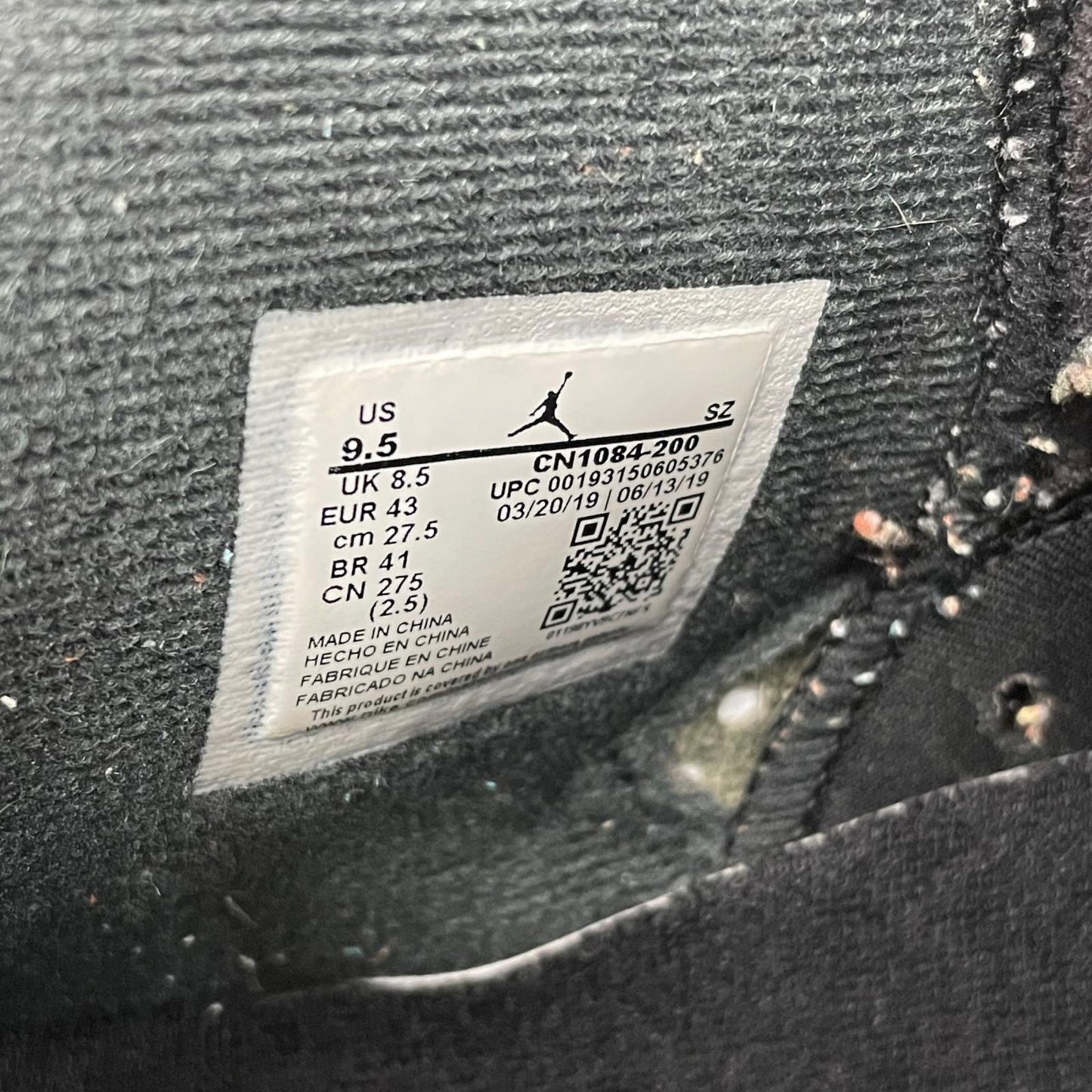 NIKE | ナイキ Travis Scott × Nike Air Jordan 6 Retro スニーカー 27.5cm CN1084-200 カーキ【尾張小牧店】