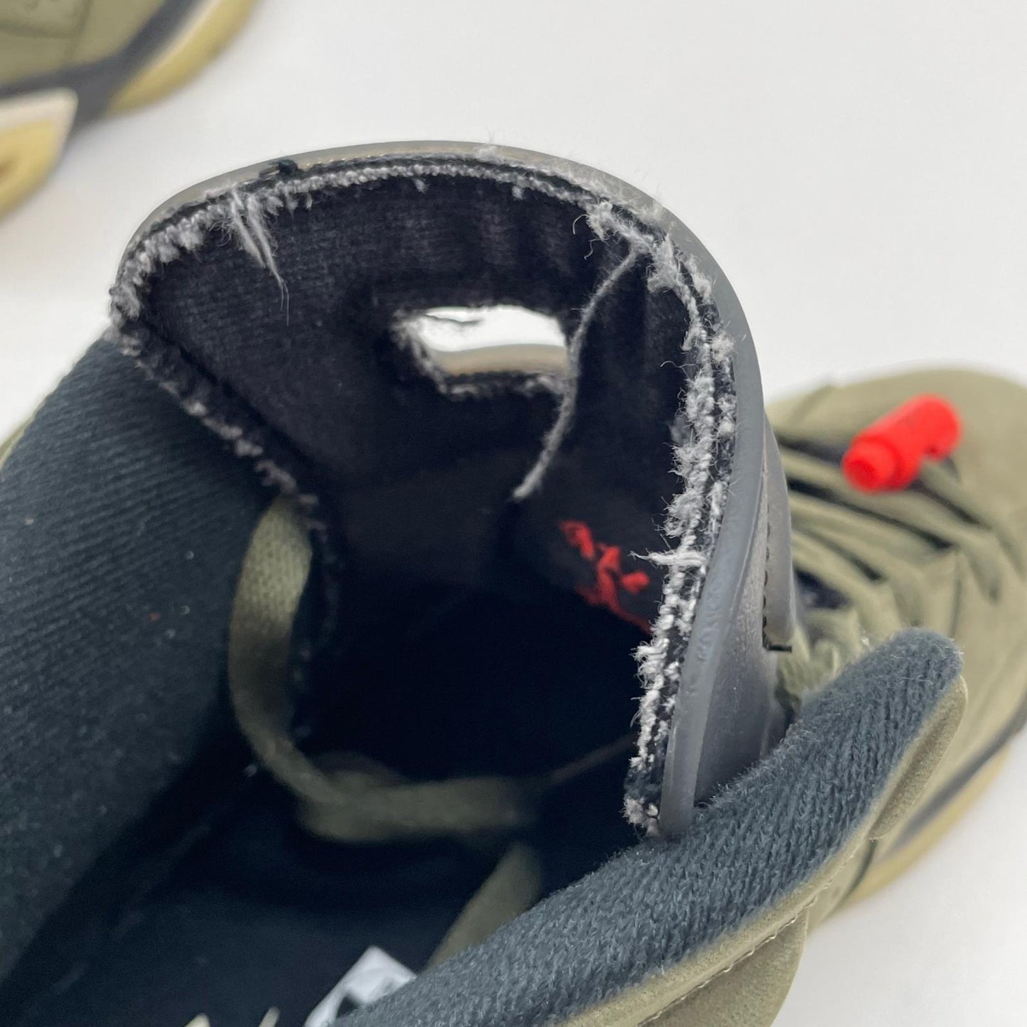 NIKE | ナイキ Travis Scott × Nike Air Jordan 6 Retro スニーカー 27.5cm CN1084-200 カーキ【尾張小牧店】