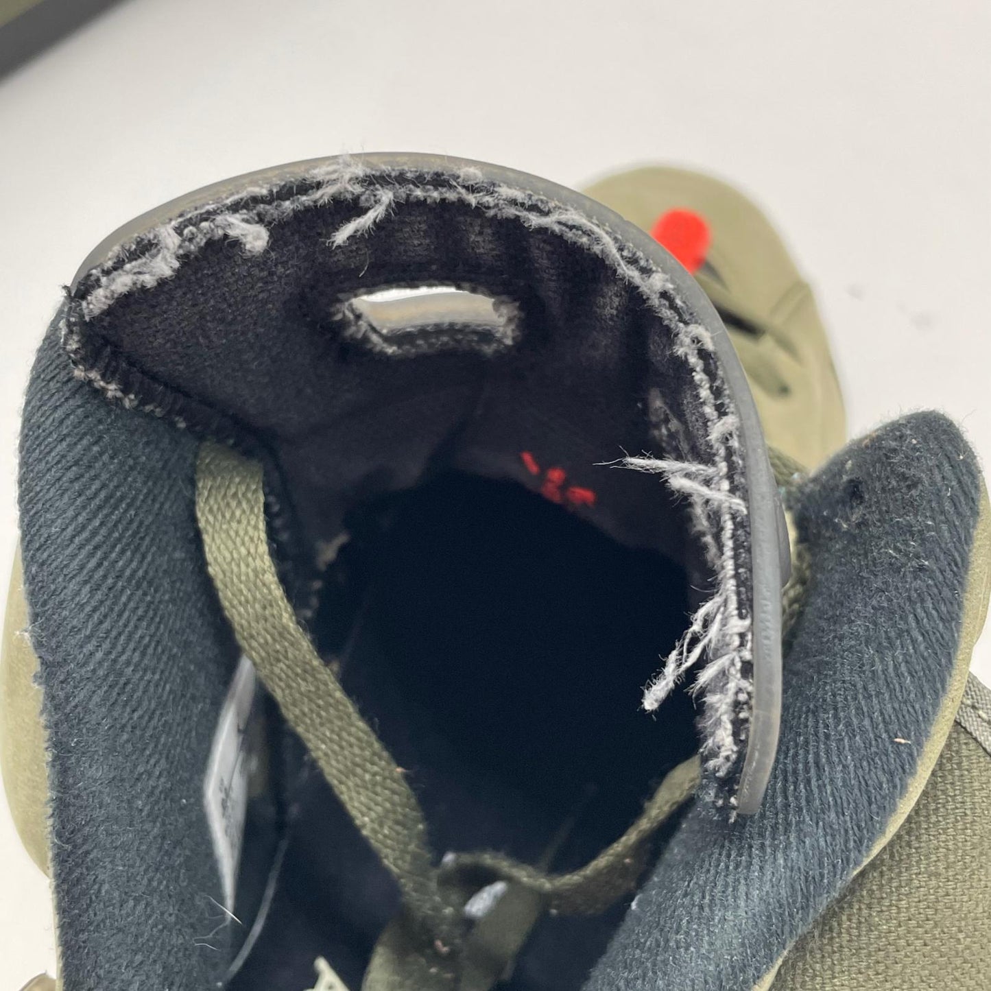 NIKE | ナイキ Travis Scott × Nike Air Jordan 6 Retro スニーカー 27.5cm CN1084-200 カーキ【尾張小牧店】