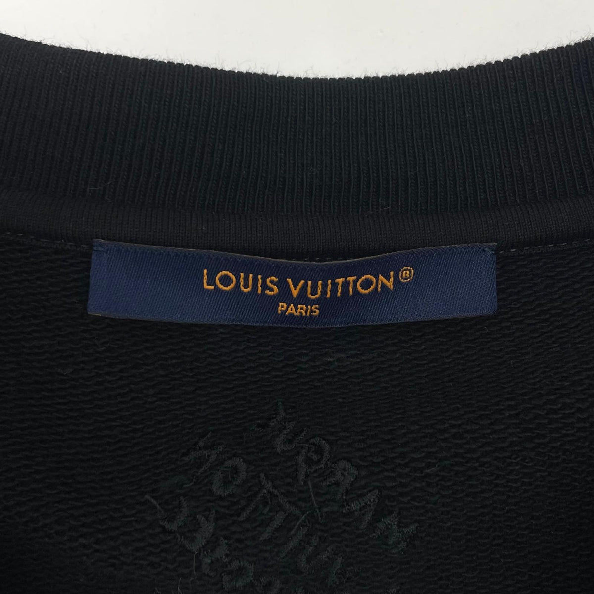 【中古】LOUIS VUITTON | ルイ・ヴィトン　24AW 長袖スウェット RM242MQ FWC HQY88W ブラック サイズ：XXXL【尾張小牧店】