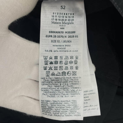 【中古】Maison Margiela | メゾンマルジェラ カーゴパンツ S50KA0670 M35289 ブラック サイズ：52【尾張小牧店】