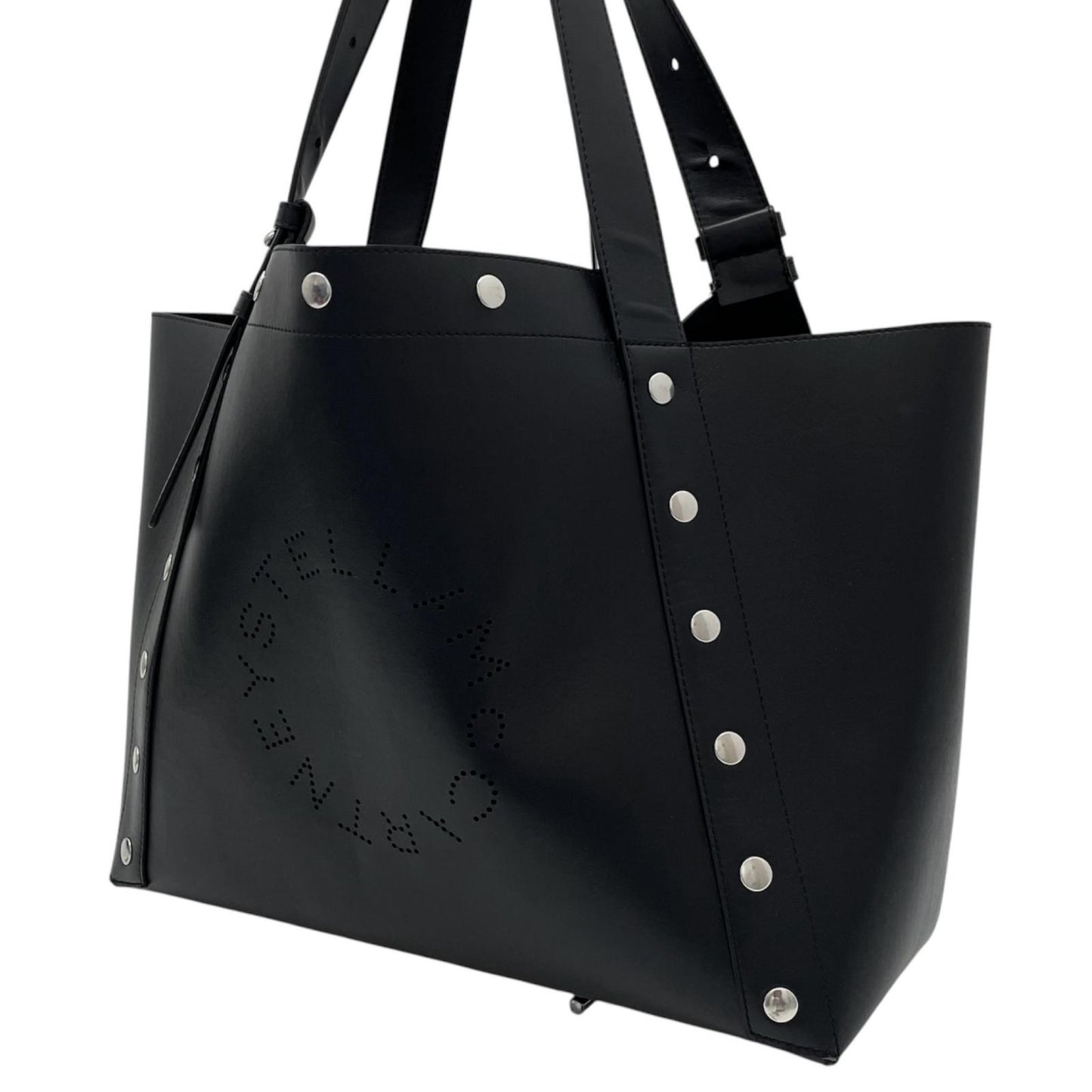 【中古】Stella McCartney | ステラマッカートニー Stella Studs Large Tote Bag トートバッグ ブラック【尾張小牧店】