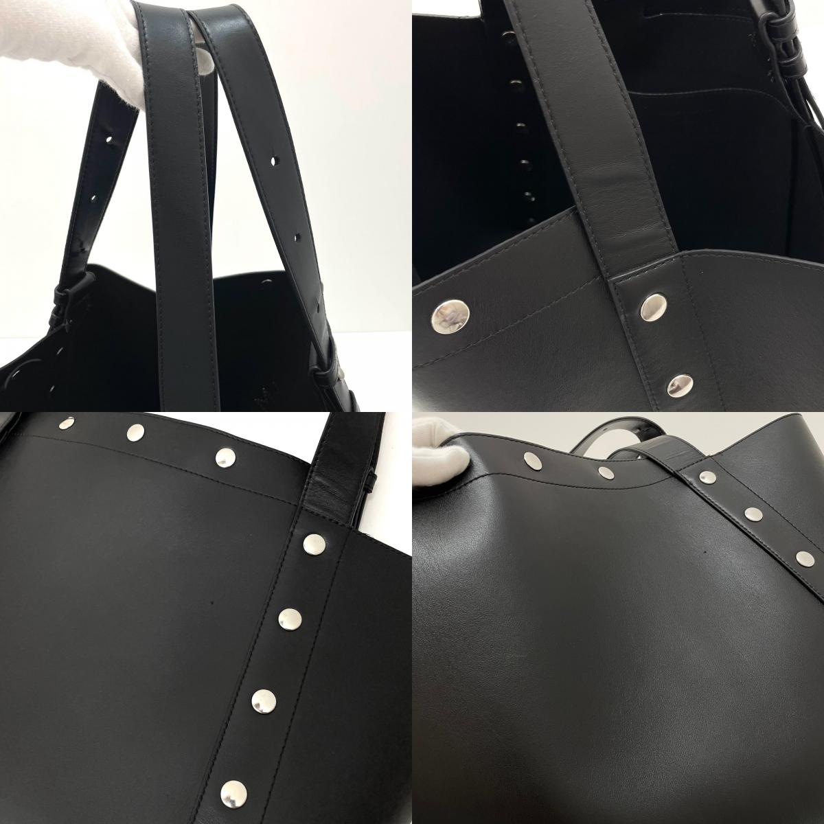 【中古】Stella McCartney | ステラマッカートニー Stella Studs Large Tote Bag トートバッグ ブラック【尾張小牧店】