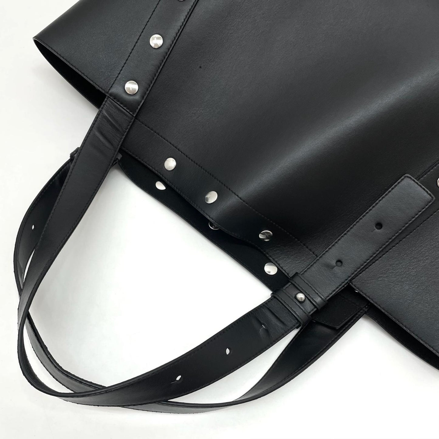 【中古】Stella McCartney | ステラマッカートニー Stella Studs Large Tote Bag トートバッグ ブラック【尾張小牧店】