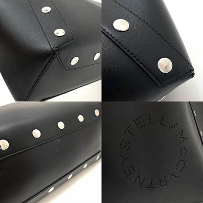 【中古】Stella McCartney | ステラマッカートニー Stella Studs Large Tote Bag トートバッグ ブラック【尾張小牧店】