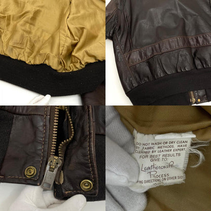 【中古】schott | ショット A-2 フライトジャケット ブラウン サイズ：50【尾張小牧店】