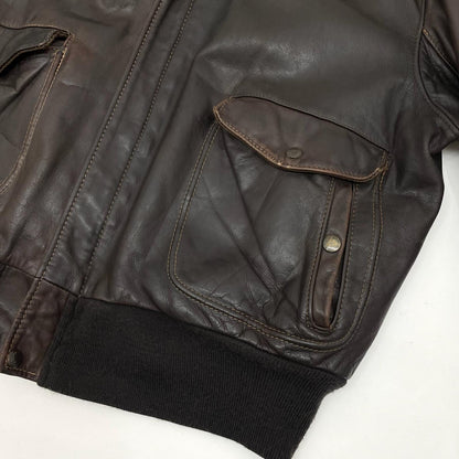 【中古】schott | ショット A-2 フライトジャケット ブラウン サイズ：50【尾張小牧店】