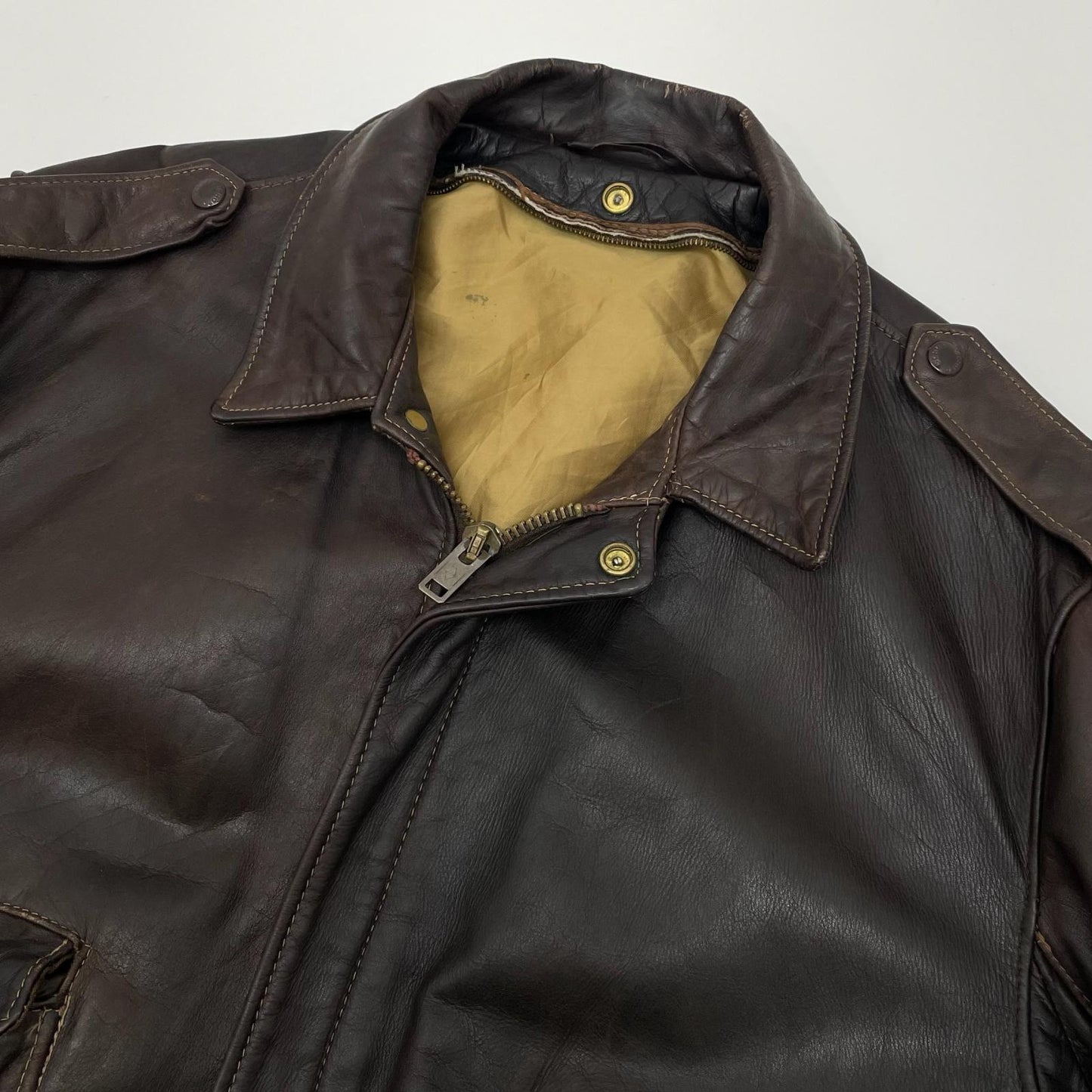 【中古】schott | ショット A-2 フライトジャケット ブラウン サイズ：50【尾張小牧店】