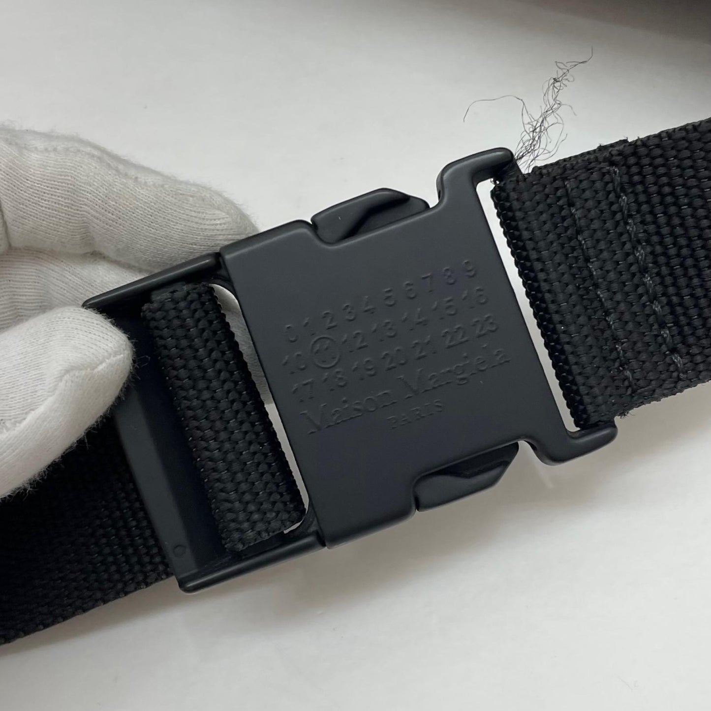 【中古】Maison Margiela | メゾンマルジェラ ボディバッグ ウエストポーチ　S55WB0010 PR253 ブラック【尾張小牧店】