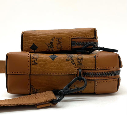【中古】MCM | エム・シー・エム　ヴィセトス オリジナル マルチファンクション ショルダーバッグ MMRBSBF05C0001　キャメル【尾張小牧店】