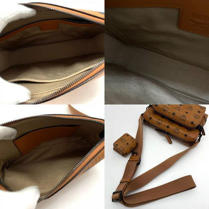 【中古】MCM | エム・シー・エム　ヴィセトス オリジナル マルチファンクション ショルダーバッグ MMRBSBF05C0001　キャメル【尾張小牧店】