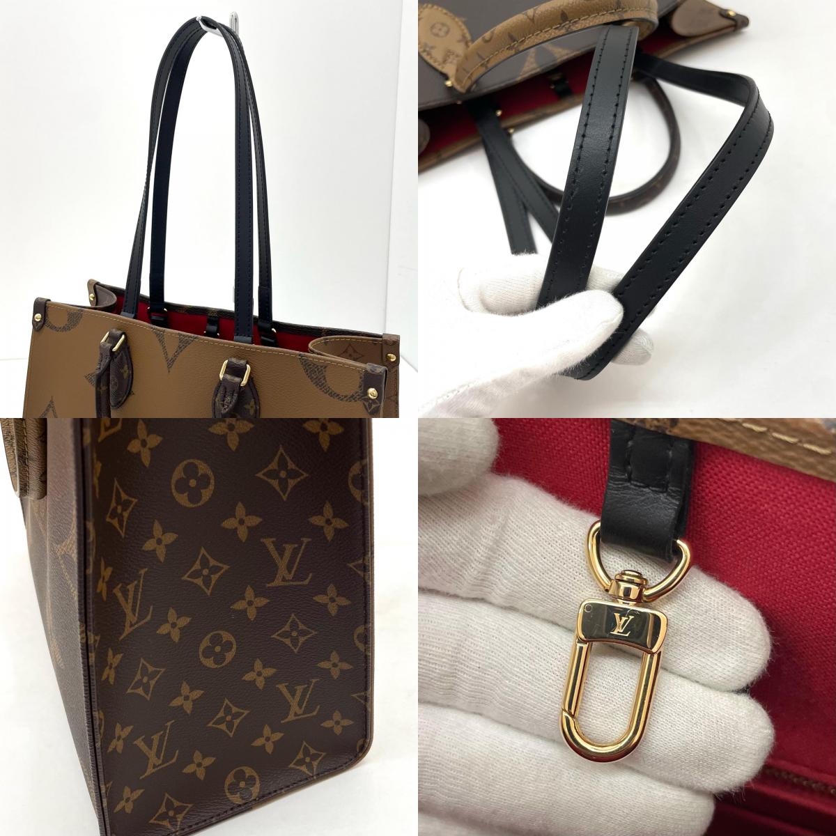 【中古】LOUIS VUITTON | ルイ・ヴィトン オンザゴーMM 2wayバッグ ハンドバッグ トートバッグ　M45321　ブラウン【尾張小牧店】