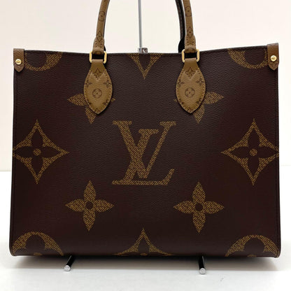 【中古】LOUIS VUITTON | ルイ・ヴィトン オンザゴーMM 2wayバッグ ハンドバッグ トートバッグ　M45321　ブラウン【尾張小牧店】