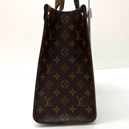 【中古】LOUIS VUITTON | ルイ・ヴィトン オンザゴーMM 2wayバッグ ハンドバッグ トートバッグ　M45321　ブラウン【尾張小牧店】