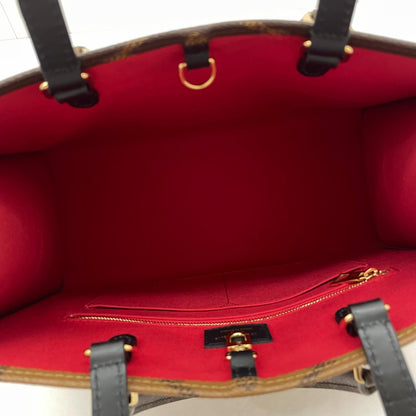 【中古】LOUIS VUITTON | ルイ・ヴィトン オンザゴーMM 2wayバッグ ハンドバッグ トートバッグ　M45321　ブラウン【尾張小牧店】