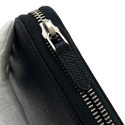 【中古】BVLGARI | ブルガリ　ブルガリブリガリマン ラウンドファスナー長財布 284230　ブラック【尾張小牧店】
