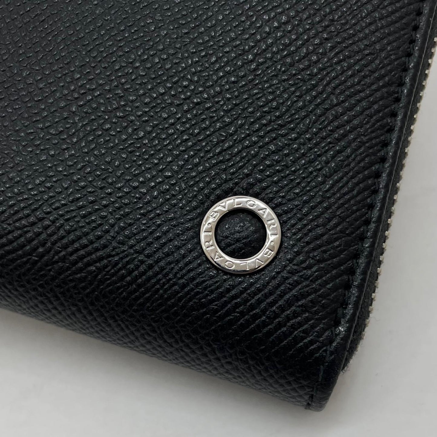【中古】BVLGARI | ブルガリ　ブルガリブリガリマン ラウンドファスナー長財布 284230　ブラック【尾張小牧店】