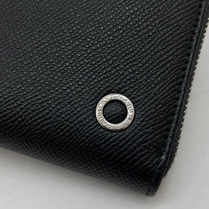 【中古】BVLGARI | ブルガリ　ブルガリブリガリマン ラウンドファスナー長財布 284230　ブラック【尾張小牧店】