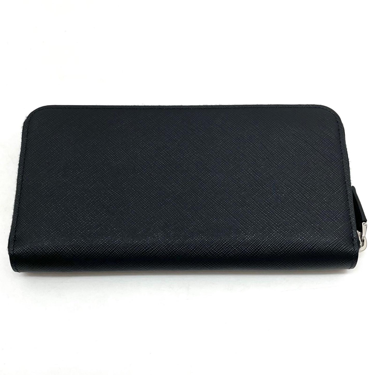 【中古】PRADA | プラダ　サフィアーノ ラウンドファスナー長財布 2ML317　ブラック【尾張小牧店】
