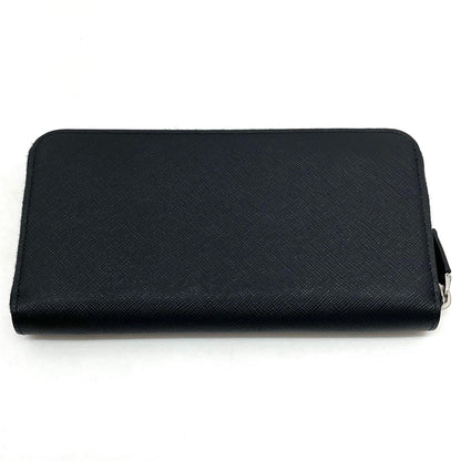 【中古】PRADA | プラダ　サフィアーノ ラウンドファスナー長財布 2ML317　ブラック【尾張小牧店】