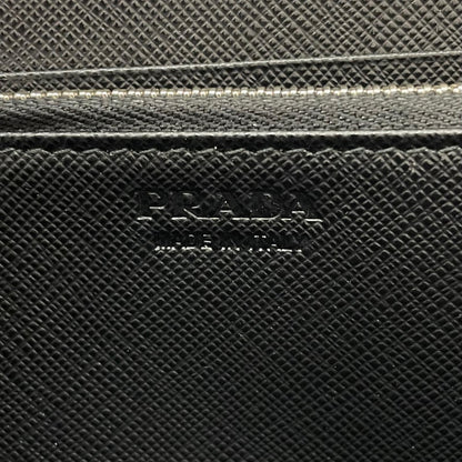 【中古】PRADA | プラダ　サフィアーノ ラウンドファスナー長財布 2ML317　ブラック【尾張小牧店】