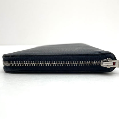 【中古】HERMES | エルメス　アザップロングシルクイン ラウンドファスナー長財布 ネイビー【尾張小牧店】