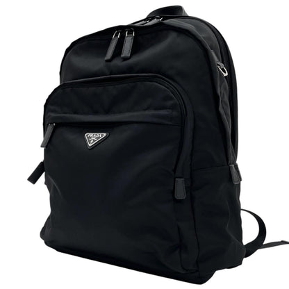 【中古】PRADA | プラダ　テスート バックパック　リュック・デイパック 2VZ048　ブラック【尾張小牧店】
