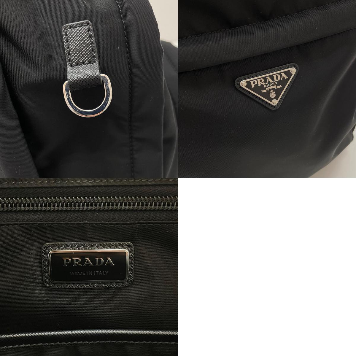 【中古】PRADA | プラダ　テスート バックパック　リュック・デイパック 2VZ048　ブラック【尾張小牧店】