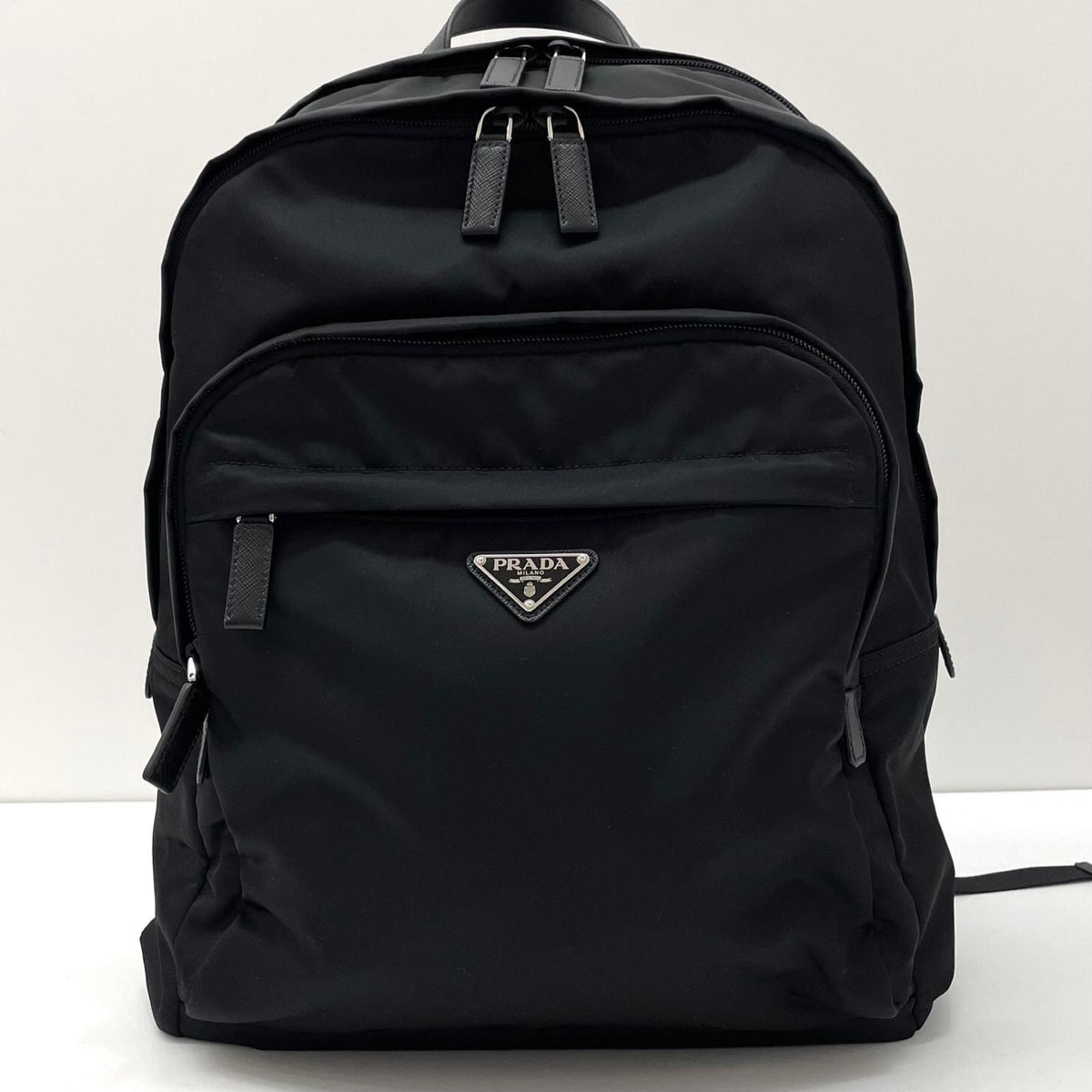 【中古】PRADA | プラダ　テスート バックパック　リュック・デイパック 2VZ048　ブラック【尾張小牧店】