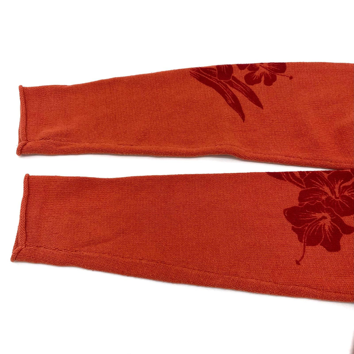 【中古】STUSSY | ステューシー FLORAL ROLL NECK SWEATER 長袖ニット オレンジ サイズ：L【尾張小牧店】