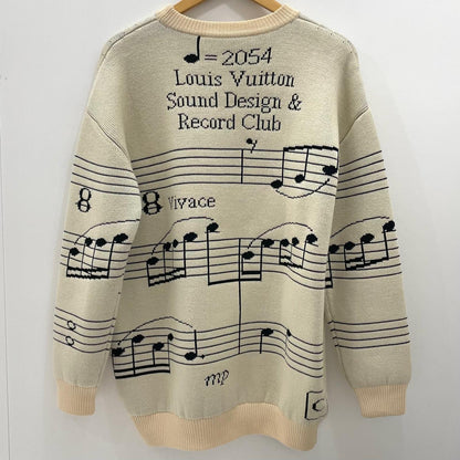 【中古】LOUIS VUITTON | ルイ・ヴィトン パーティションインタルシアニット RM192 RCL HHN93W オフホワイト サイズ：XXS【尾張小牧店】