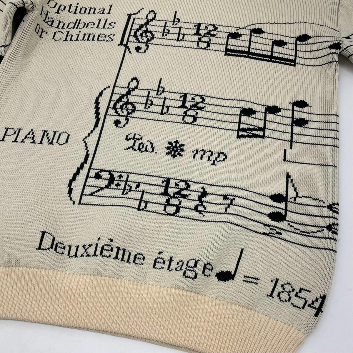 【中古】LOUIS VUITTON | ルイ・ヴィトン パーティションインタルシアニット RM192 RCL HHN93W オフホワイト サイズ：XXS【尾張小牧店】