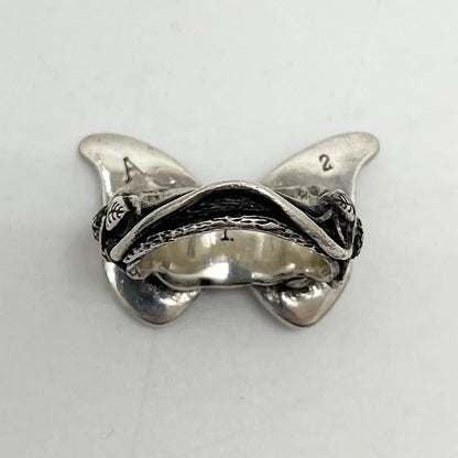 【中古】LYLY ERLANDSSON | リリー エルランドソン the MORPHO Ring リング・指輪 シルバー×ブルー【尾張小牧店】