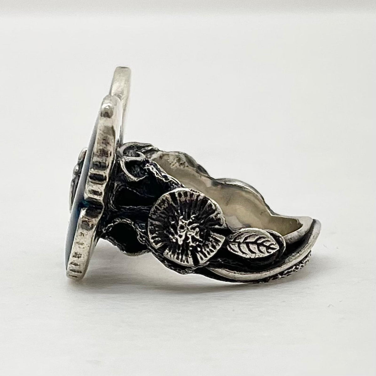 【中古】LYLY ERLANDSSON | リリー エルランドソン the MORPHO Ring リング・指輪 シルバー×ブルー【尾張小牧店】