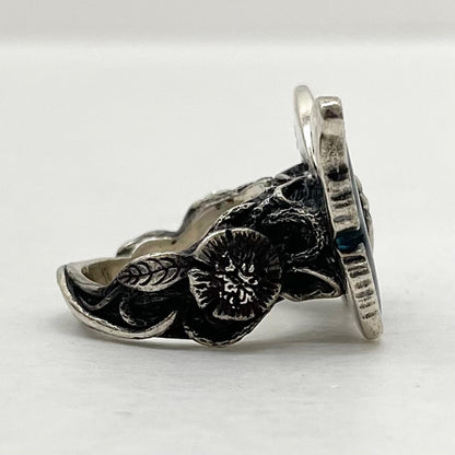 【中古】LYLY ERLANDSSON | リリー エルランドソン the MORPHO Ring リング・指輪 シルバー×ブルー【尾張小牧店】