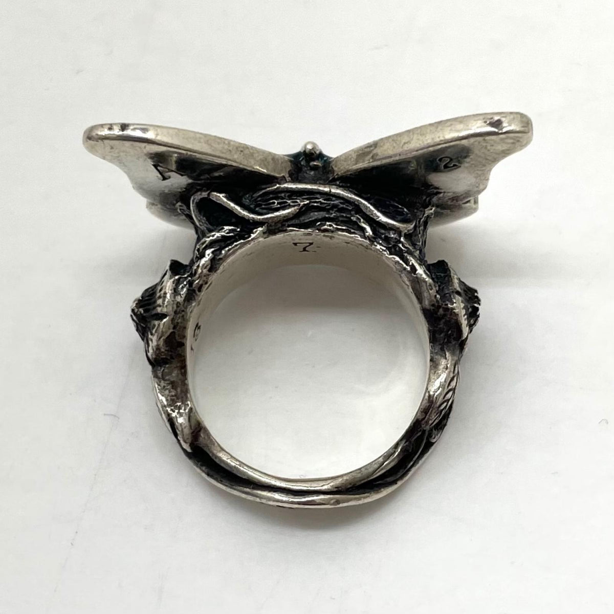 【中古】LYLY ERLANDSSON | リリー エルランドソン the MORPHO Ring リング・指輪 シルバー×ブルー【尾張小牧店】