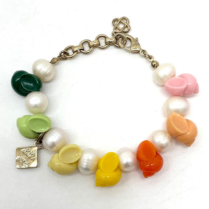 【中古】CASABLANCA | カサブランカ シェル＆パール ブレスレット マルチカラー【尾張小牧店】