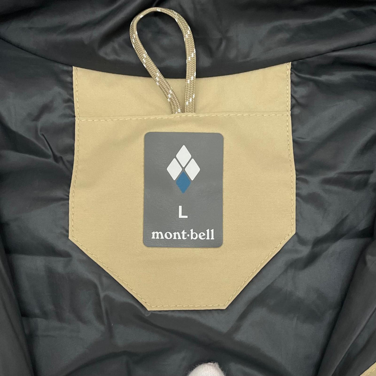 【中古】mont-bell | モンベル パウダーステップ パーカ 中綿ジャケット 1102534 ベージュ サイズ：L【尾張小牧店】