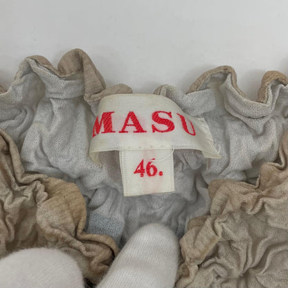 【中古】 MASU | エムエーエスユー　23AW MARRIAGE POPCORN SWEATSHIRT マリッジ ポップコーン スウェットシャツ 長袖Tシャツ　MFFW-CS0623 アイボリー サイズ：46【尾張小牧店】