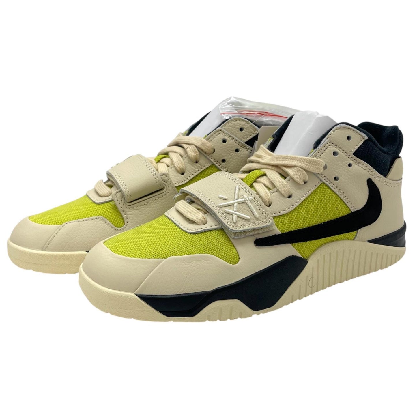 【中古】NIKE×Travis Scott | ナイキ×トラヴィススコット Jordan Jumpman Jack TR CJ1 T-Rexx Bright Cactus/ジョーダン ジャンプマンジャック TR CJ1 T-Rexx "ブライトカクタス" スニーカー 靴 FZ8117-102 ベージュ×イエロー×ブラック 26cm【尾張小牧店】