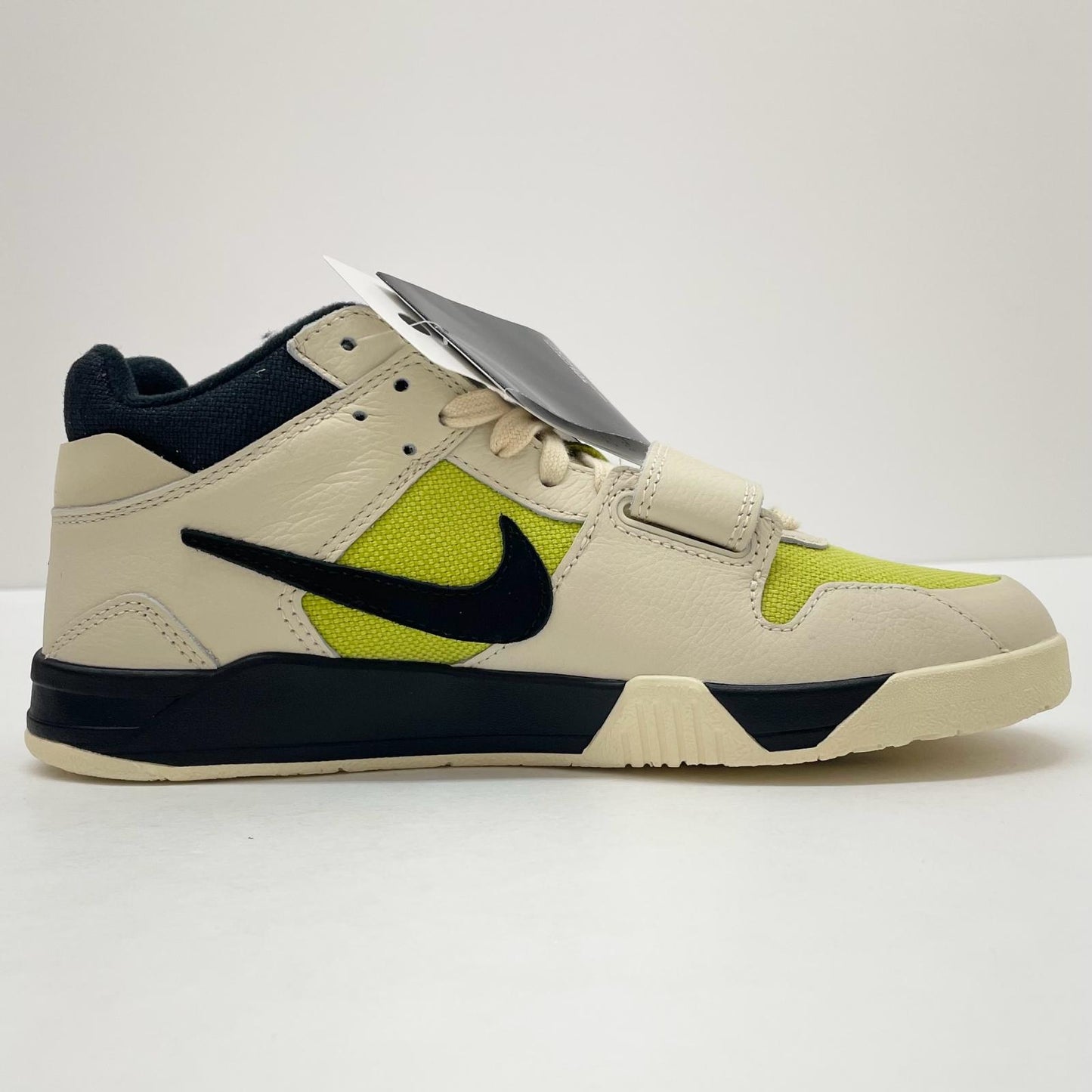 【中古】NIKE×Travis Scott | ナイキ×トラヴィススコット Jordan Jumpman Jack TR CJ1 T-Rexx Bright Cactus/ジョーダン ジャンプマンジャック TR CJ1 T-Rexx "ブライトカクタス" スニーカー 靴 FZ8117-102 ベージュ×イエロー×ブラック 26cm【尾張小牧店】