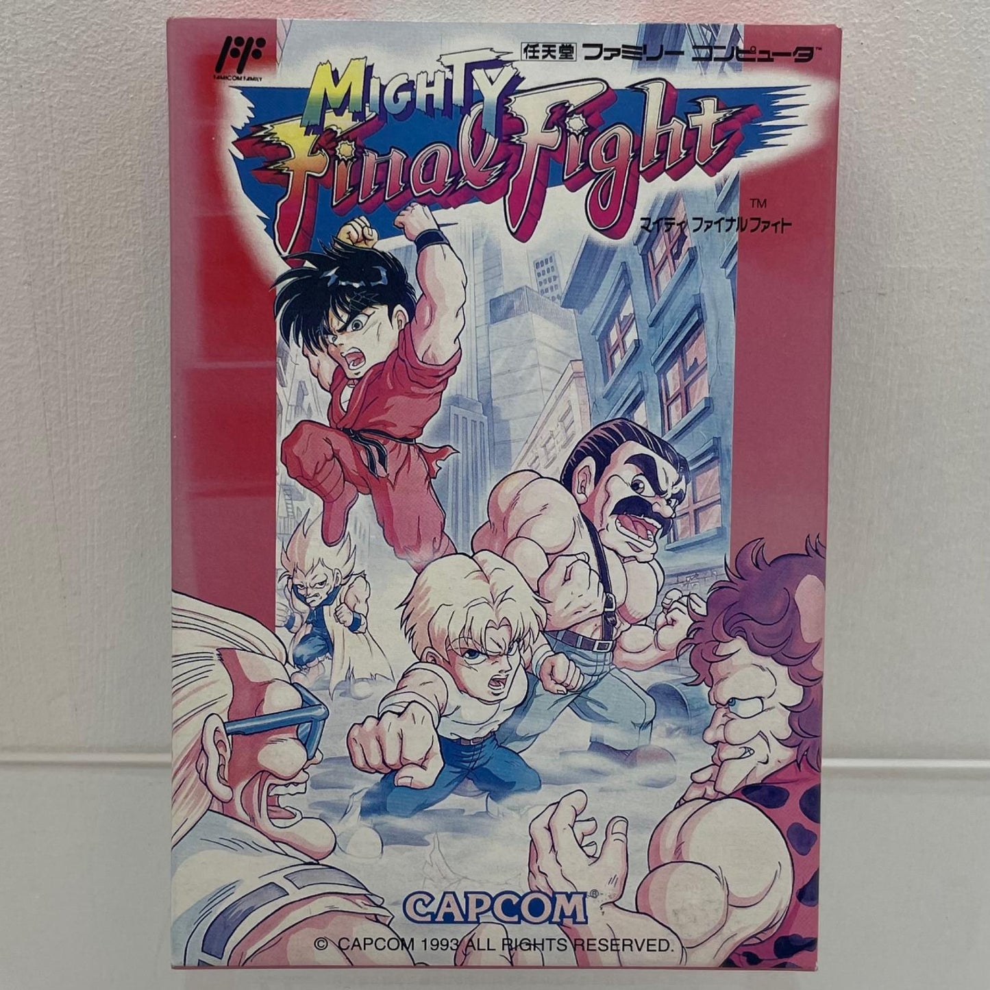 【尾張小牧店】FC マイティファイナルファイト カプコン ハガキあり・箱日焼け ファミコン【レトロ】【中古】
