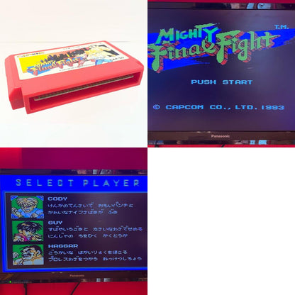 【尾張小牧店】FC マイティファイナルファイト カプコン ハガキあり・箱日焼け ファミコン【レトロ】【中古】