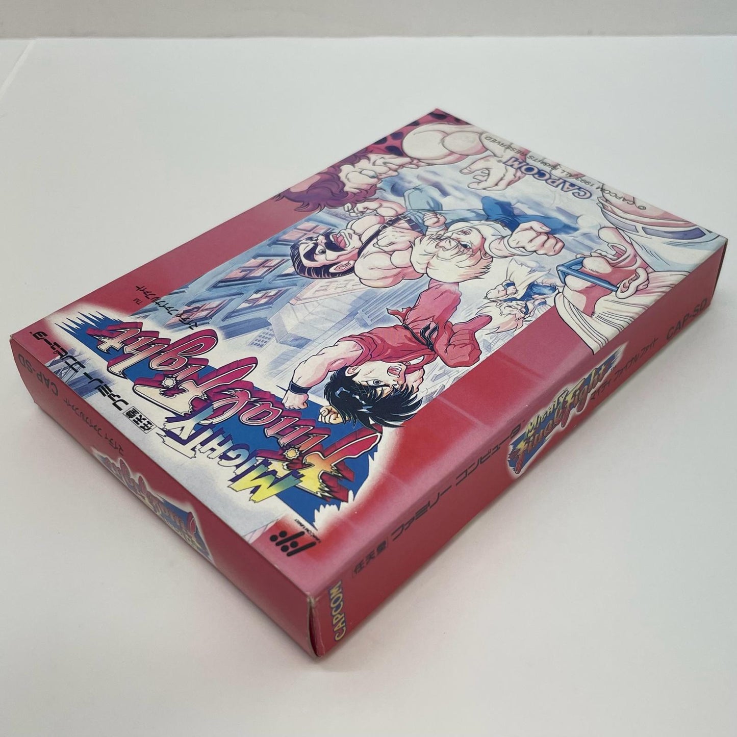 【尾張小牧店】FC マイティファイナルファイト カプコン ハガキあり・箱日焼け ファミコン【レトロ】【中古】