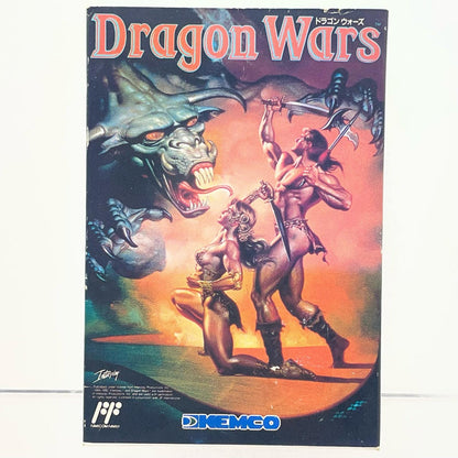 【尾張小牧店】FC ドラゴンウォーズ ケムコ ハガキ・MAPあり ファミコン【レトロ】【中古】